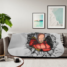 Load image into Gallery viewer, Anime One-Punch Man Sherpa Blanket
