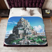 Load image into Gallery viewer, Blue Exorcist Sherpa Blanket

