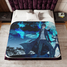 Load image into Gallery viewer, Anime Blue Exorcist Sherpa Blanket
