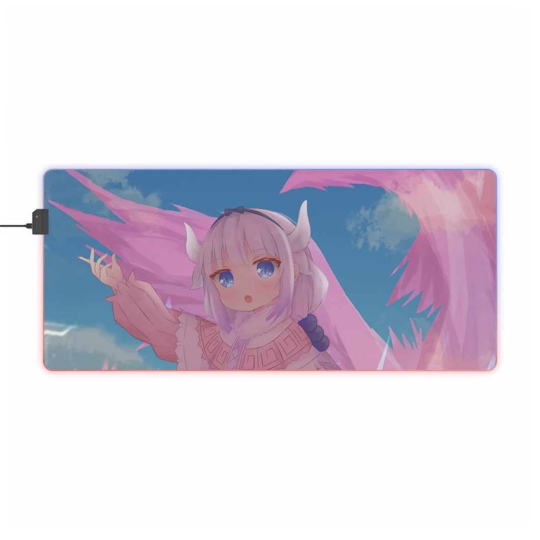Miss Kobayashi's Dragon Maid Kanna Kamui, Kobayashi San Chi No Maid Dragon RGB LED Mouse Pad (Desk Mat)
