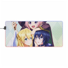 Load image into Gallery viewer, Gamers! Karen Tendou, Chiaki Hoshinomori, Aguri RGB LED Mouse Pad (Desk Mat)

