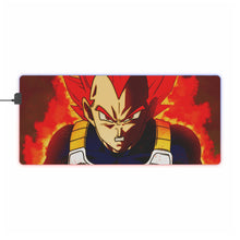 Load image into Gallery viewer, Super Saiyan God Vegeta RGB LED Mouse Pad (Desk Mat)
