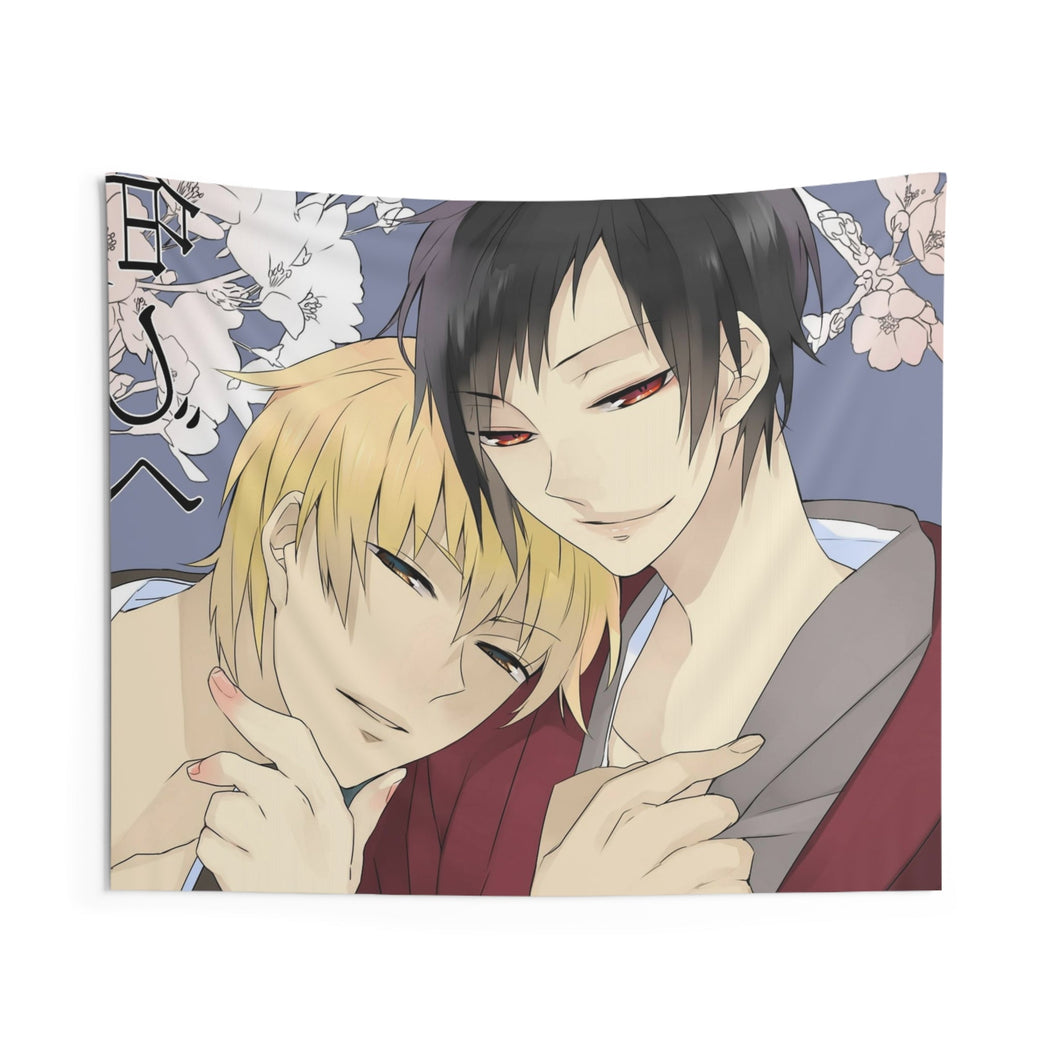 Durarara!! Izaya Orihara, Shizuo Heiwajima Indoor Wall Tapestry