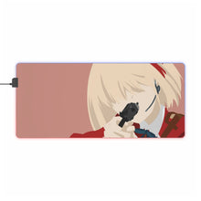 Load image into Gallery viewer, Lycoris Recoil Chisato Nishikigi RGB LED Mouse Pad (Desk Mat)
