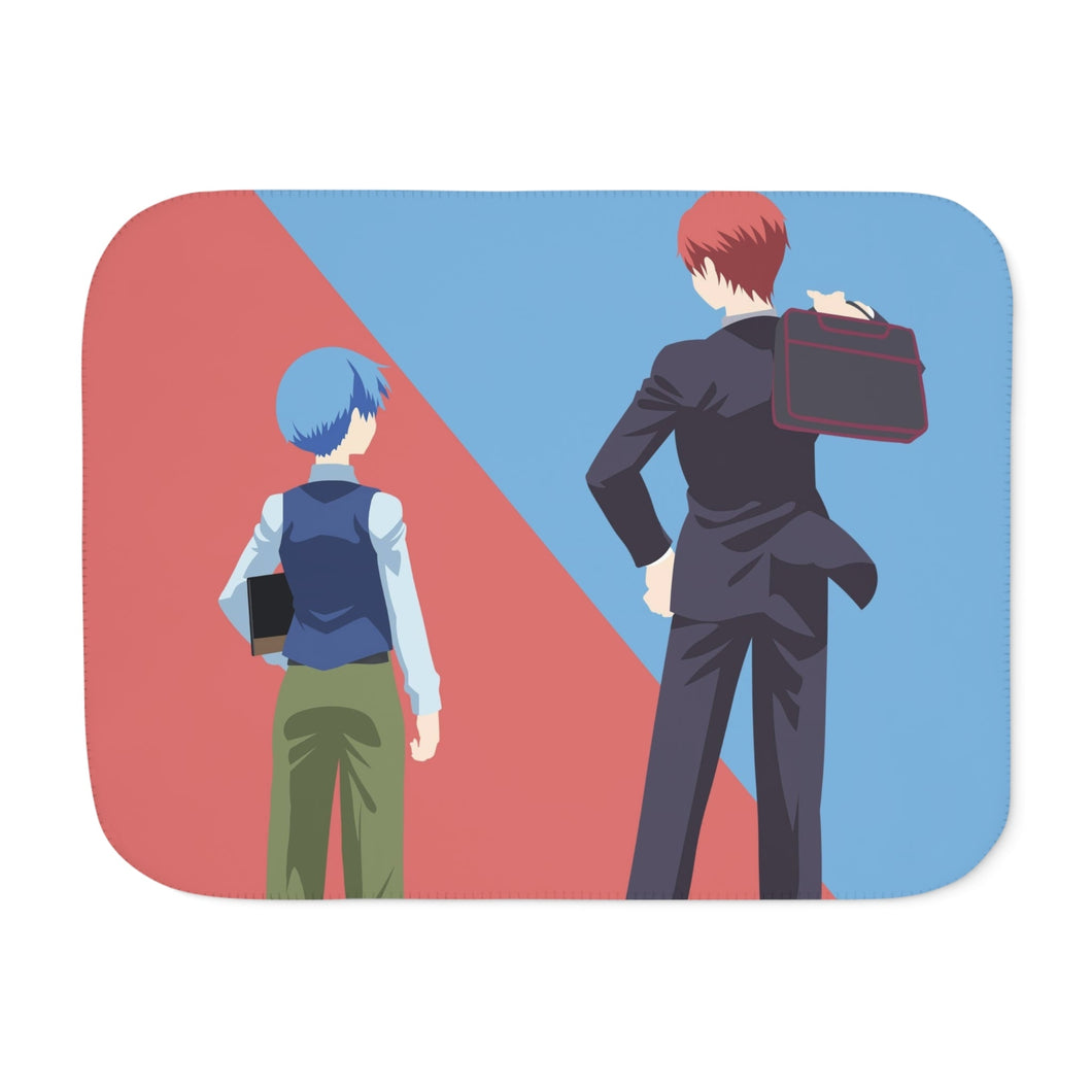 Nagisa to Karma - Ansatsu Kyoushitsu Sherpa Blanket