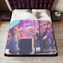 Load image into Gallery viewer, Anime Your Lie in April Sherpa Blanket
