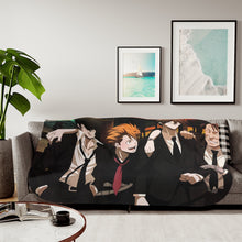 Load image into Gallery viewer, Psycho- Pass Main Members Sherpa Blanket
