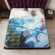 Load image into Gallery viewer, Anime Demon Slayer: Kimetsu no Yaiba Sherpa Blanket
