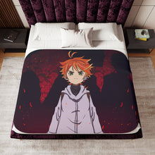 Load image into Gallery viewer, The Promised Neverland Emma Sherpa Blanket
