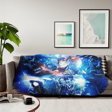 Load image into Gallery viewer, Blue Exorcist Sherpa Blanket
