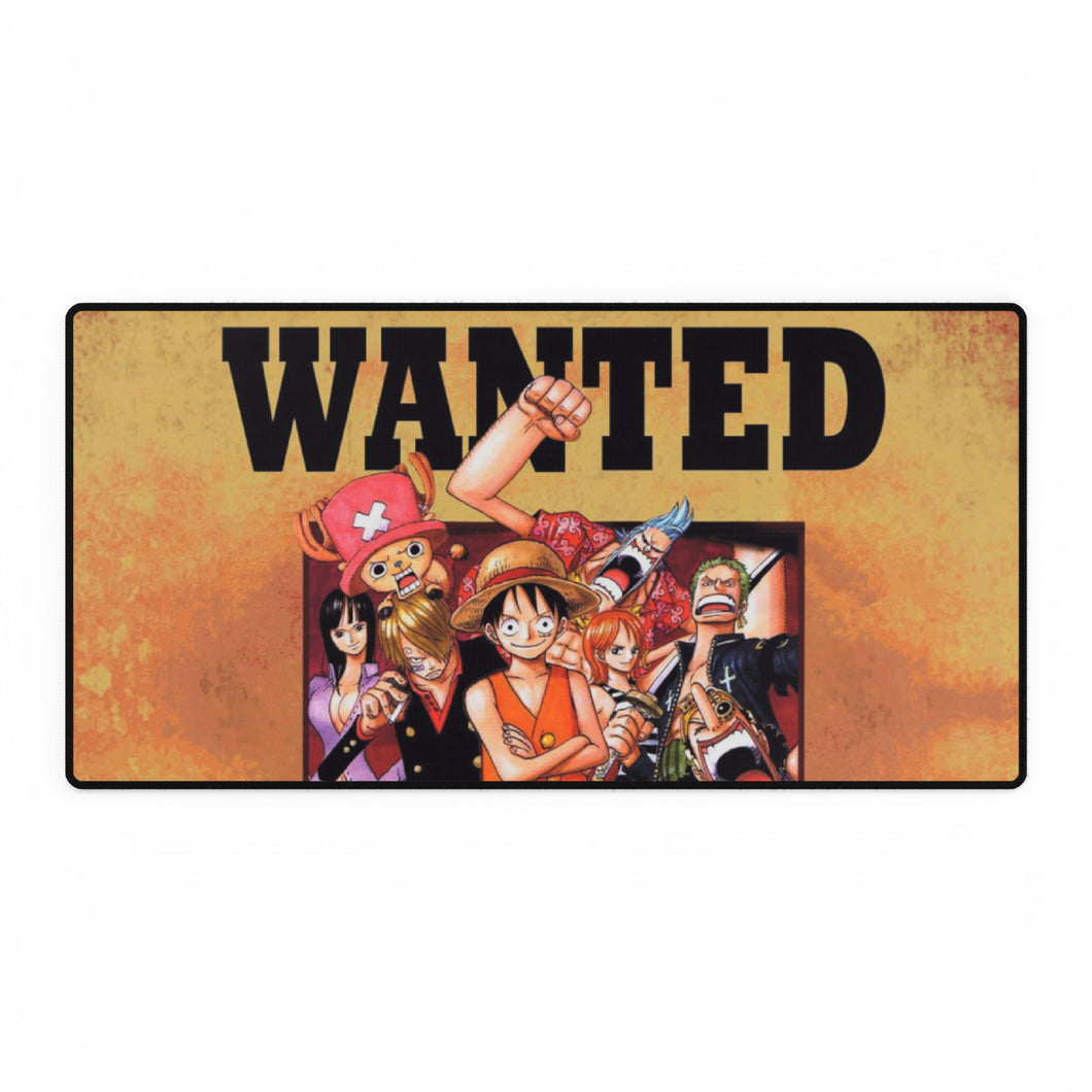 Wanted poster of the straw hats Mouse Pad (Desk Mat)