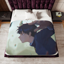 Load image into Gallery viewer, Mob Psycho 100 Shigeo Kageyama Sherpa Blanket
