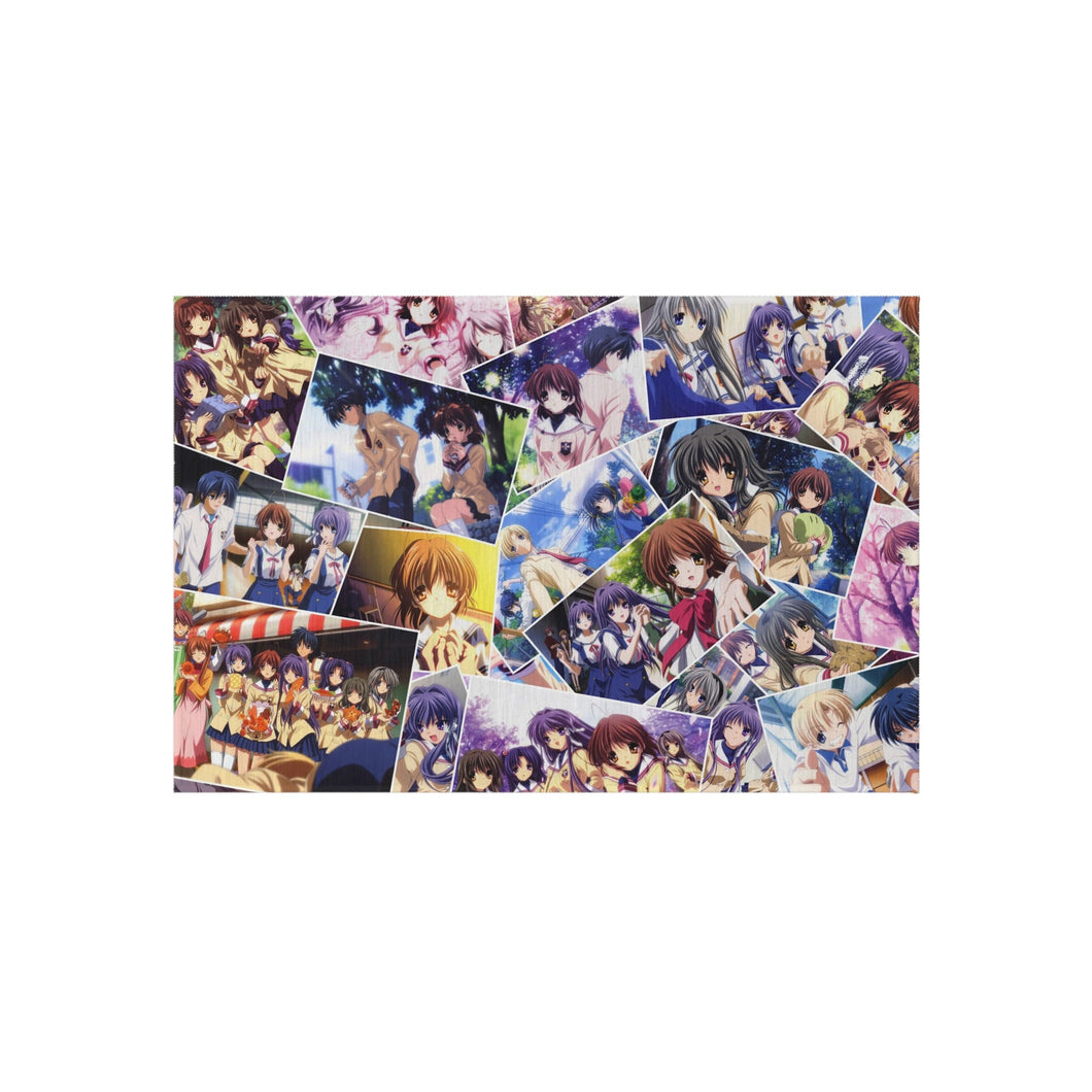 Clannad Tomoya Okazaki, Nagisa Furukawa, Tomoyo Sakagami, Kyou Fujibayashi, Fuuko Ibuki Rug