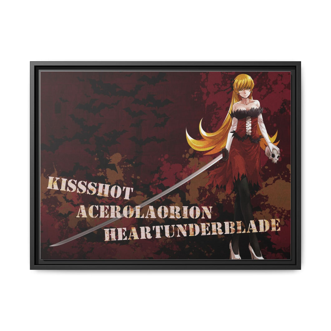 Monogatari (Series) Canvas Framed Art Print
