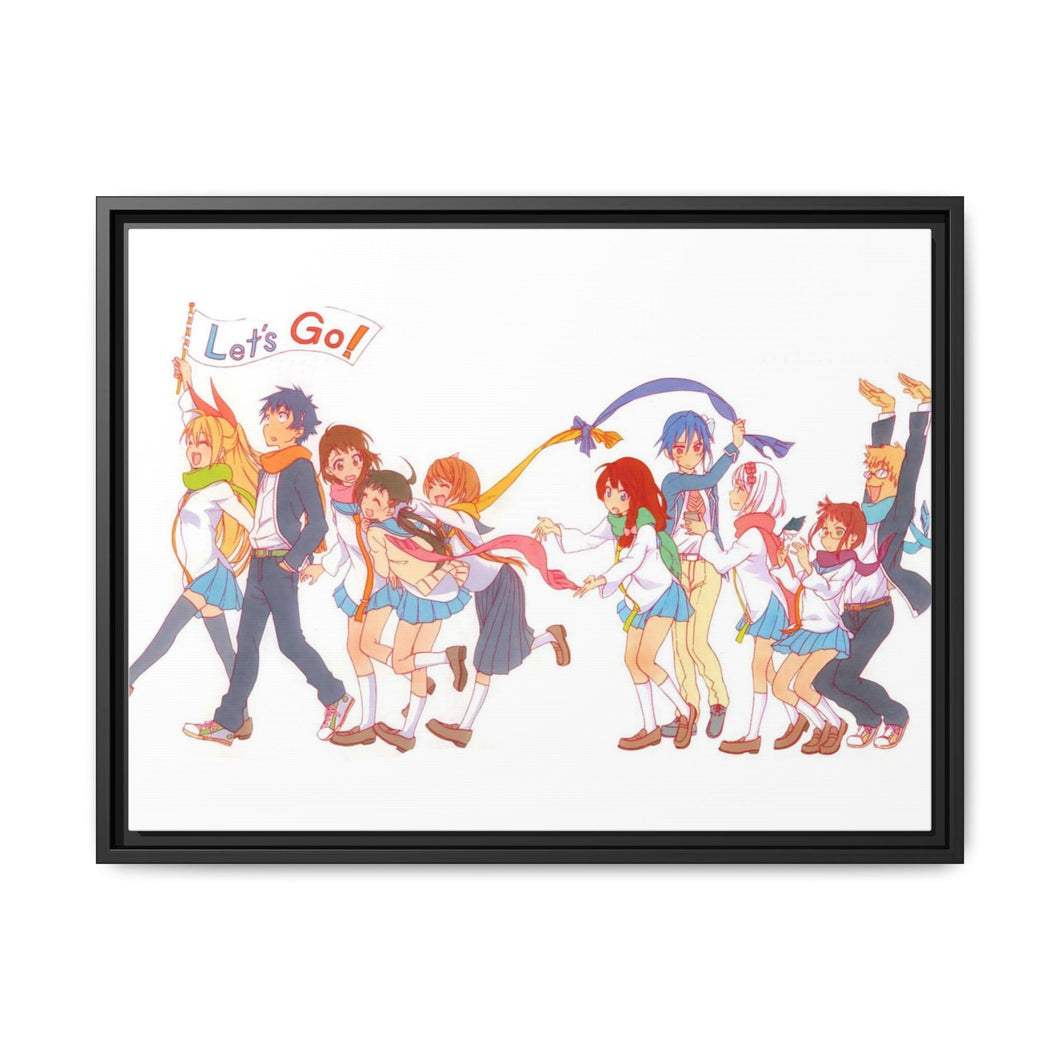 Anime Nisekoi Canvas Framed Art Print