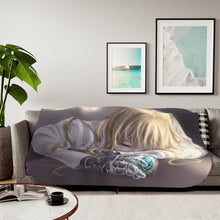 Load image into Gallery viewer, Anime Violet Evergarden Sherpa Blanket
