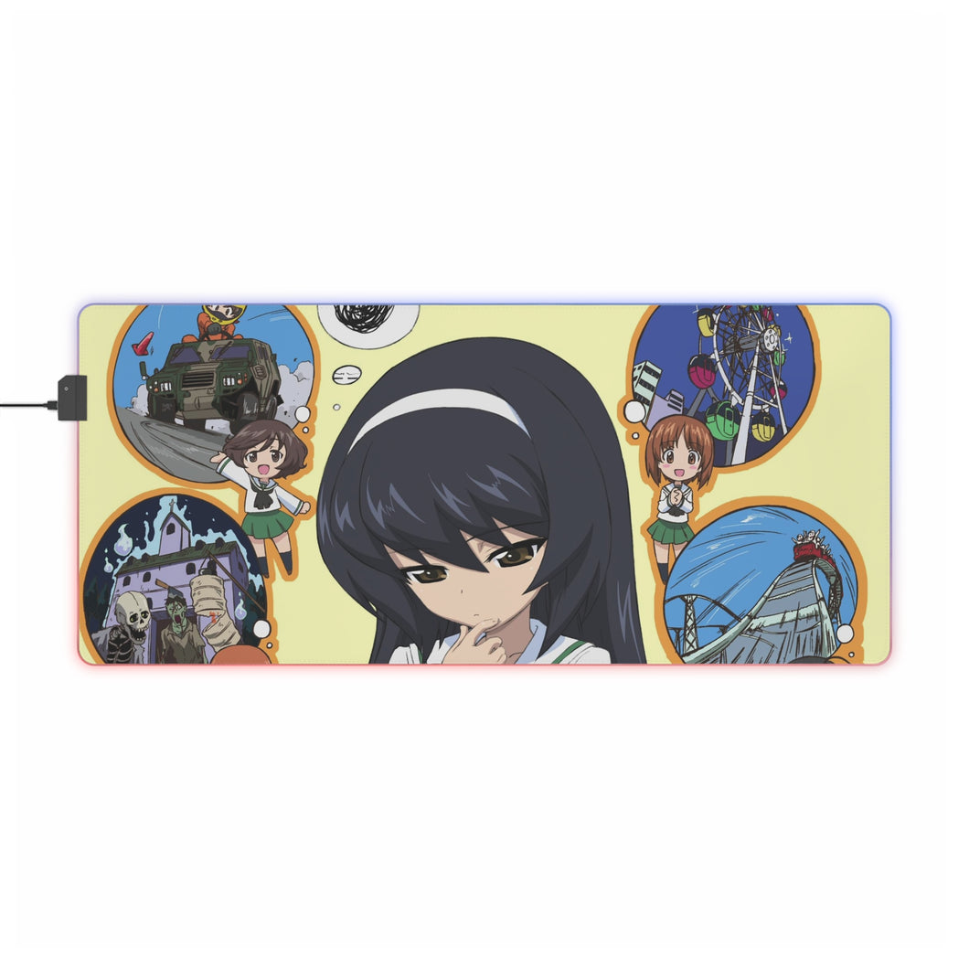 Girls und Panzer RGB LED Mouse Pad (Desk Mat)