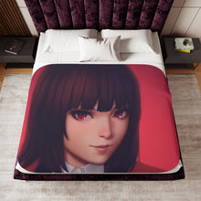 Load image into Gallery viewer, Anime Kakegurui Sherpa Blanket
