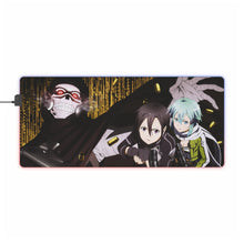 Load image into Gallery viewer, Kirito and Sinon Vs Death Gun RGB LED Mouse Pad (Desk Mat)
