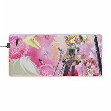Load image into Gallery viewer, Puella Magi Madoka Magica Madoka Kaname, Mami Tomoe RGB LED Mouse Pad (Desk Mat)
