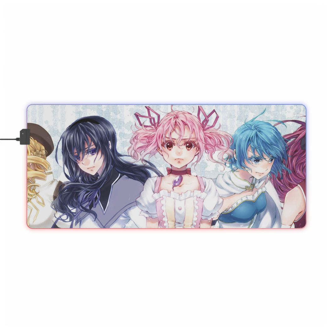Puella Magi Madoka Magica RGB LED Mouse Pad (Desk Mat)