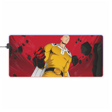 Load image into Gallery viewer, Anime One-Punch Man RGB LED Mouse Pad (Desk Mat)
