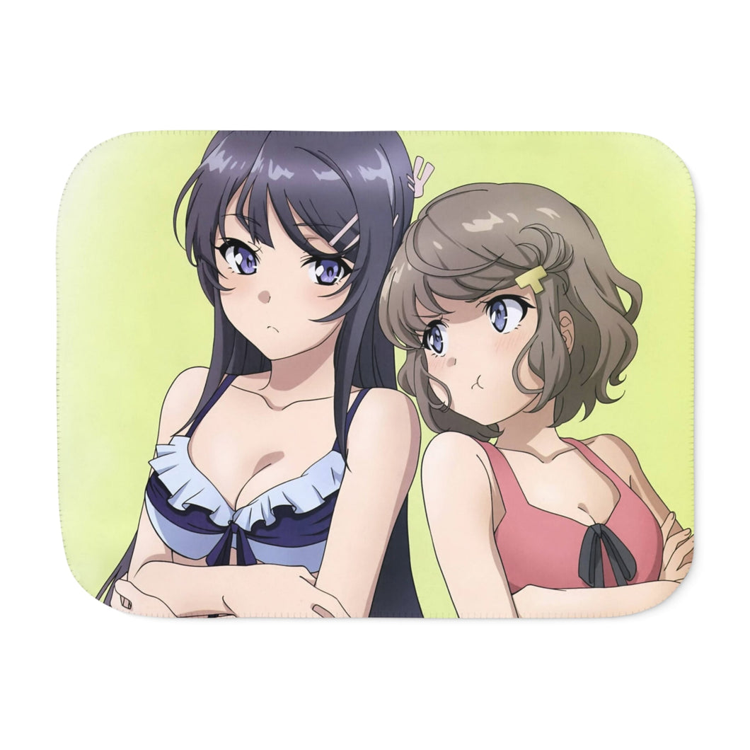 Rascal Does Not Dream of Bunny Girl Senpai Sherpa Blanket
