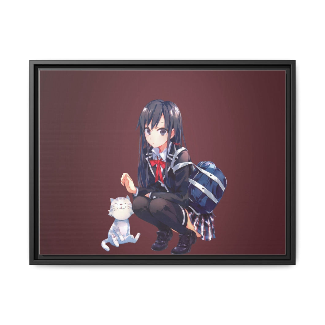 My Teen Romantic Comedy SNAFU Yukino Yukinoshita Canvas Framed Art Print