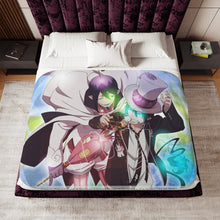 Load image into Gallery viewer, Blue Exorcist Rin Okumura, Mephisto Pheles Sherpa Blanket
