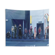 Rin Tohsaka, Gilgamesh, Rider, Shirou Emiya, Sakura Matou, Kirei Kotomine, Saber and Taiga Fujimura Indoor Wall Tapestry