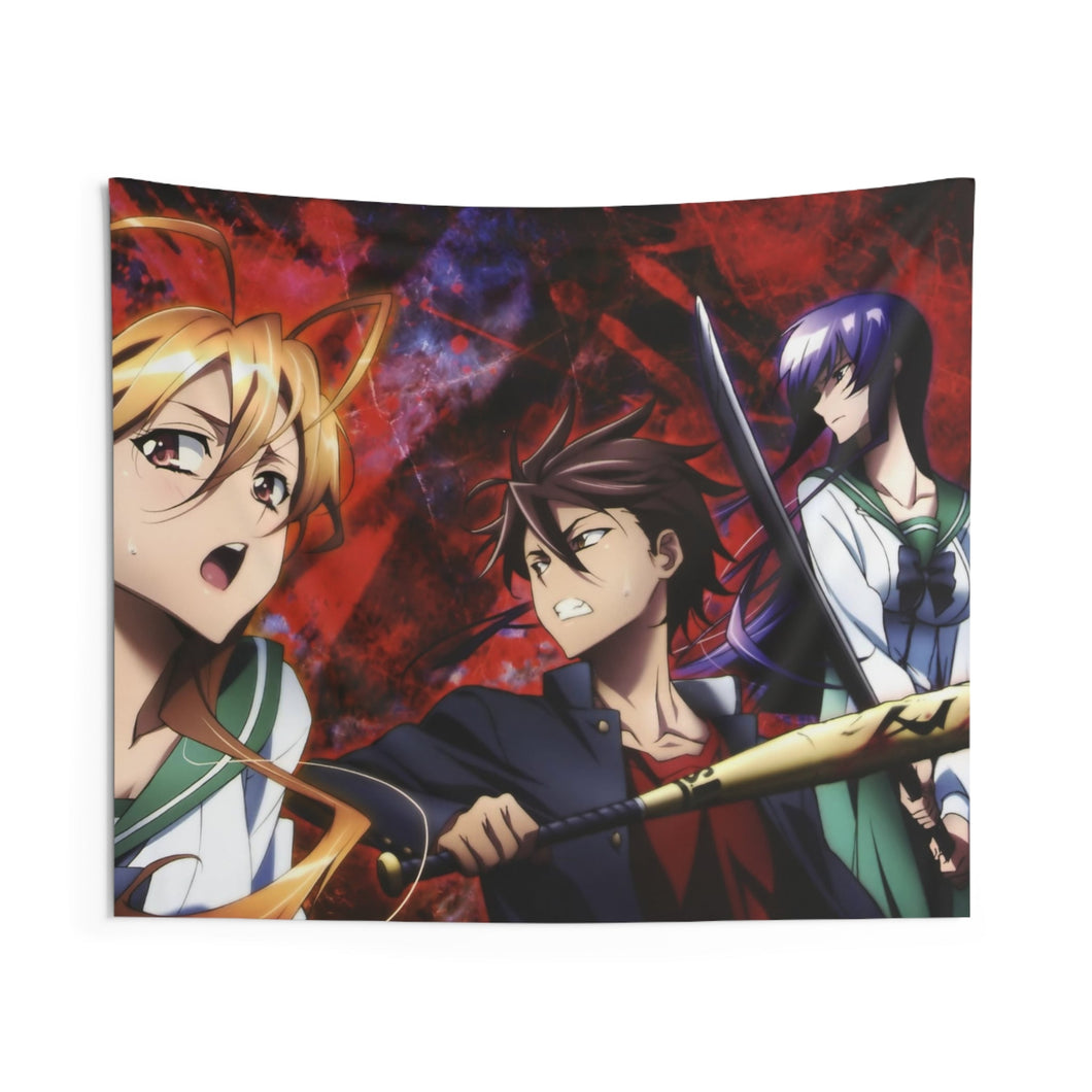 Highschool Of The Dead Indoor Wall Tapestry