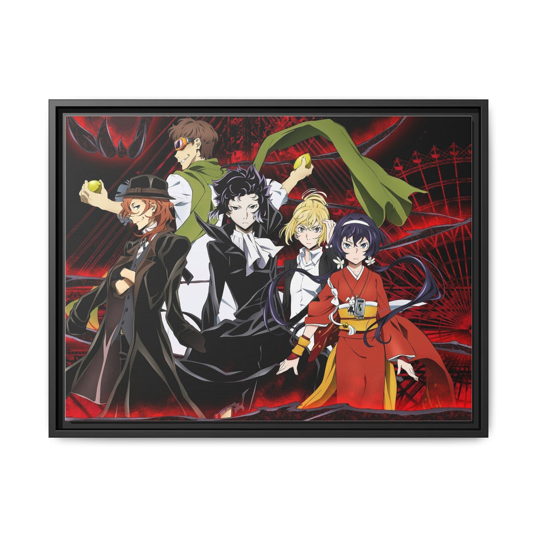 Anime Bungou Stray Dogs Canvas Framed Art Print