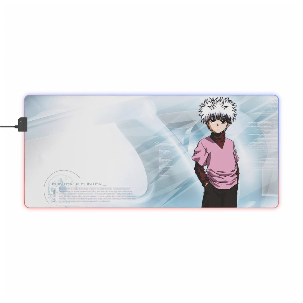 Hunter x Hunter Killua Zoldyck RGB LED Mouse Pad (Desk Mat)