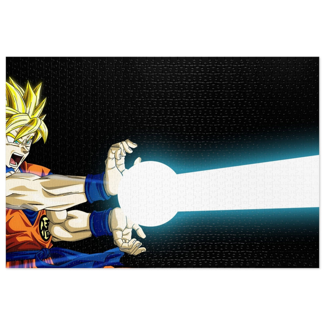 Goku's Kamehameha Wave Jigsaw Puzzle
