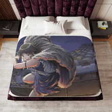 Load image into Gallery viewer, Anime Princess Mononoke Sherpa Blanket
