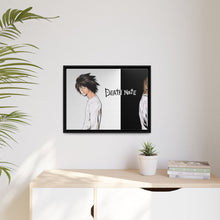 Load image into Gallery viewer, Deathnote Canvas Framed Art Print
