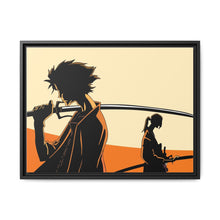 Load image into Gallery viewer, Anime Samurai Champloo Canvas Framed Art Print
