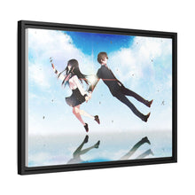 Load image into Gallery viewer, Eru Chitanda  And  Hōtarō Oreki Full Body Canvas Framed Art Print
