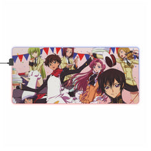 Load image into Gallery viewer, Code Geass Lelouch Lamperouge, Suzaku Kururugi RGB LED Mouse Pad (Desk Mat)
