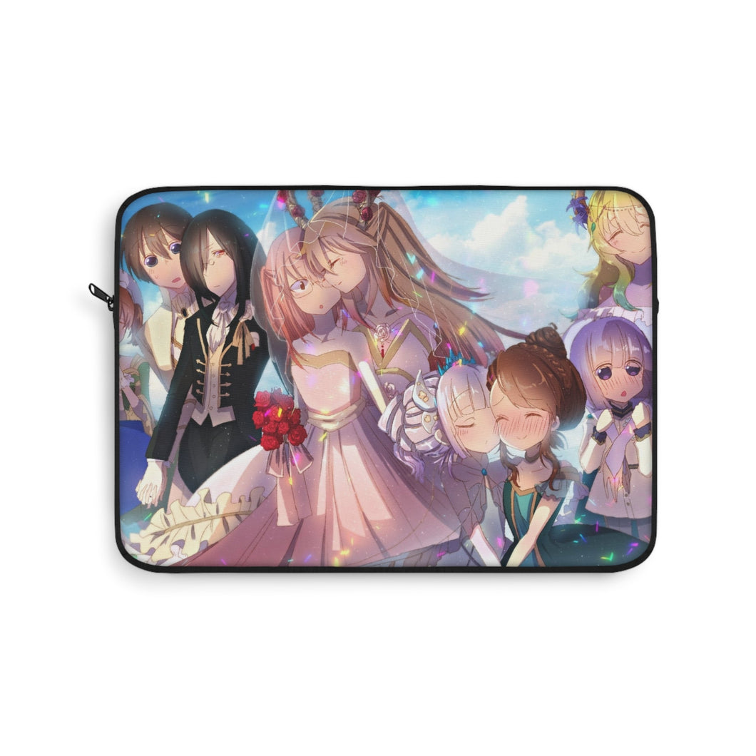 Miss Kobayashi's Dragon Maid Kanna Kamui, Elma, Fafnir, Kobayashi, Kobayashi San Chi No Maid Dragon Laptop Sleeve