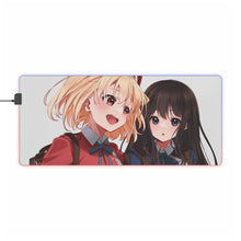 Load image into Gallery viewer, Lycoris Recoil Takina Inoue, Chisato Nishikigi RGB LED Mouse Pad (Desk Mat)
