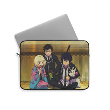 Load image into Gallery viewer, Rin,Yukio and Shiemi Laptop Sleeve
