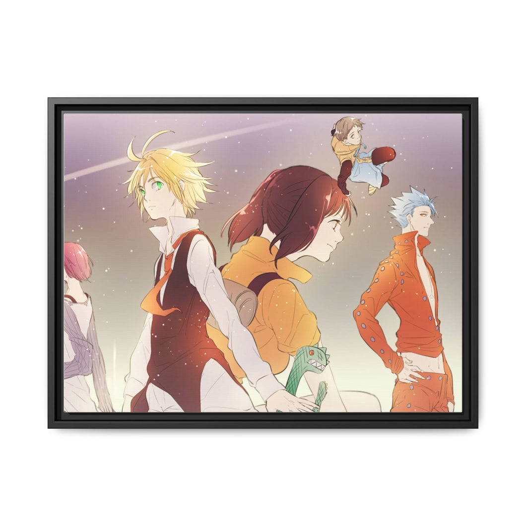 Anime The Seven Deadly Sins Canvas Framed Art Print