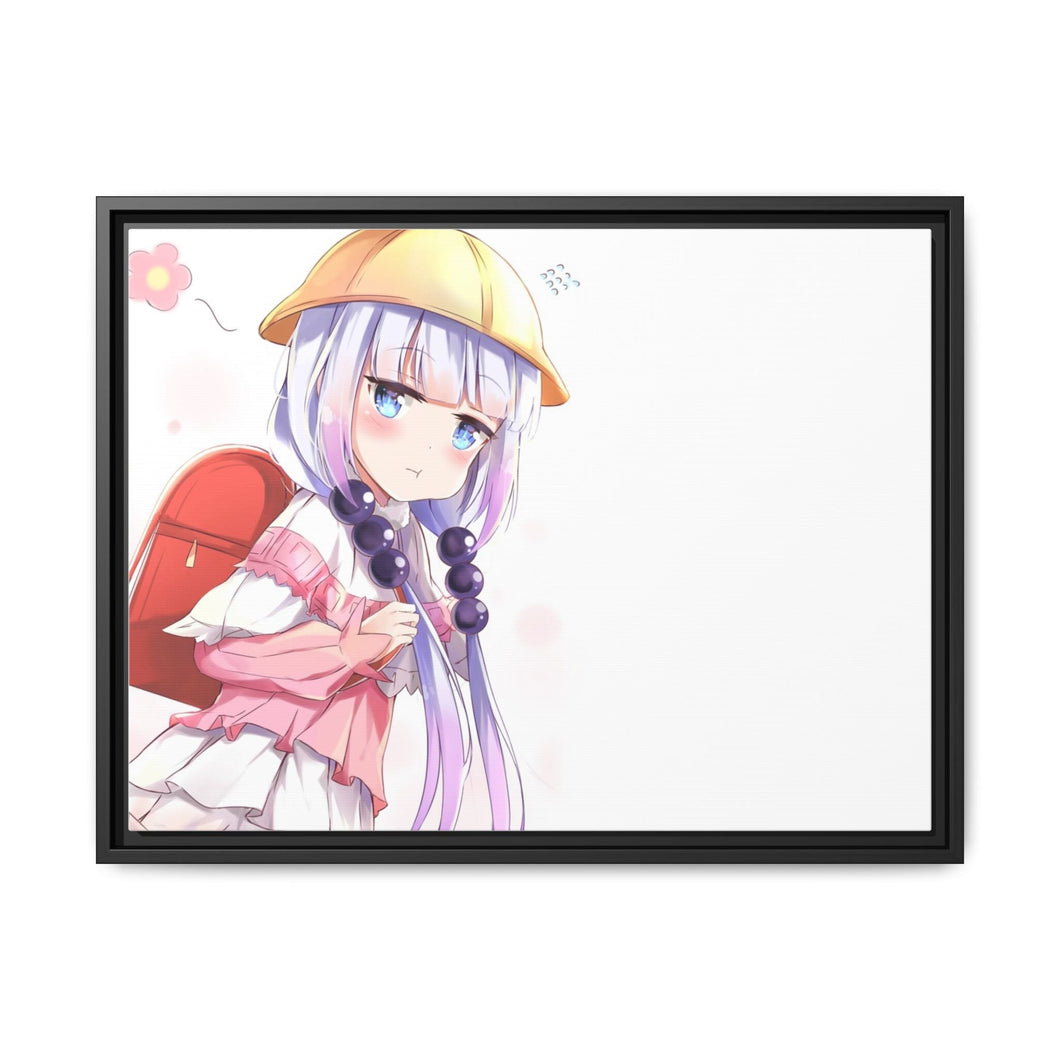 Anime Miss Kobayashi's Dragon Maid Canvas Framed Art Print