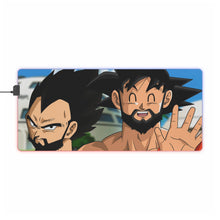 Load image into Gallery viewer, Goku and Vegeta RGB LED Mouse Pad (Desk Mat)
