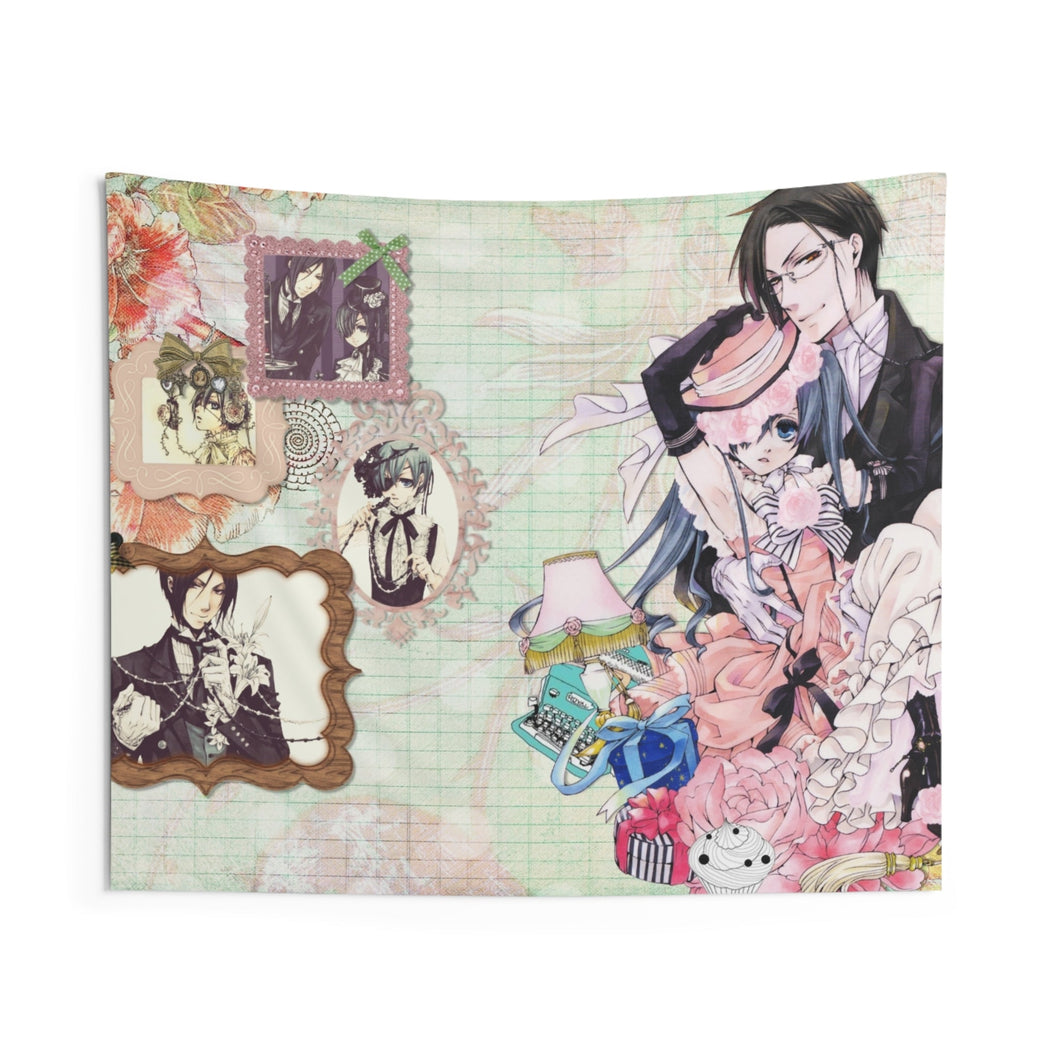 Black Butler Indoor Wall Tapestry