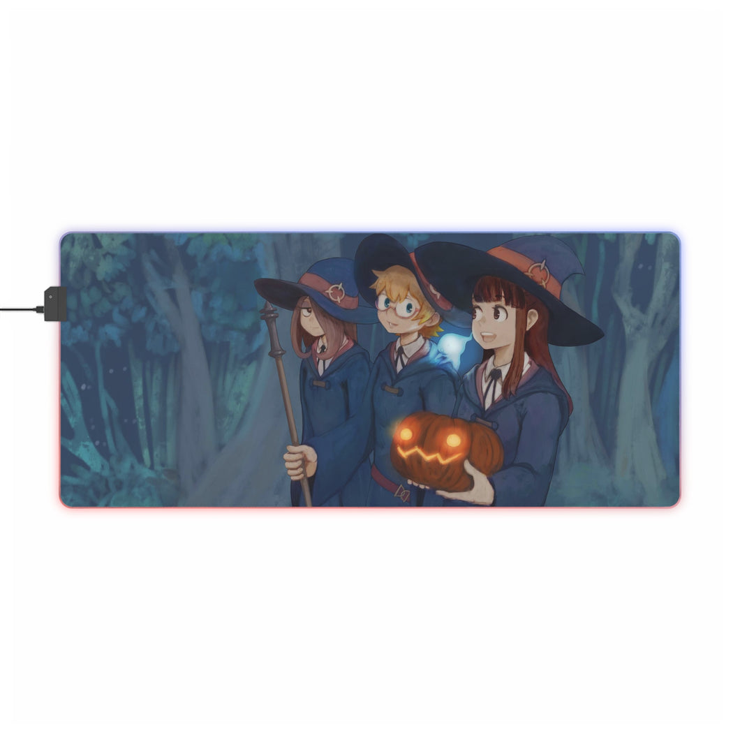 Little Witch Academia Atsuko Kagari, Sucy Manbavaran, Computer Keyboard Pad, Lotte Yanson RGB LED Mouse Pad (Desk Mat)