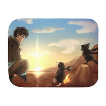 Load image into Gallery viewer, Fire Force Shinra Kusakabe Sherpa Blanket
