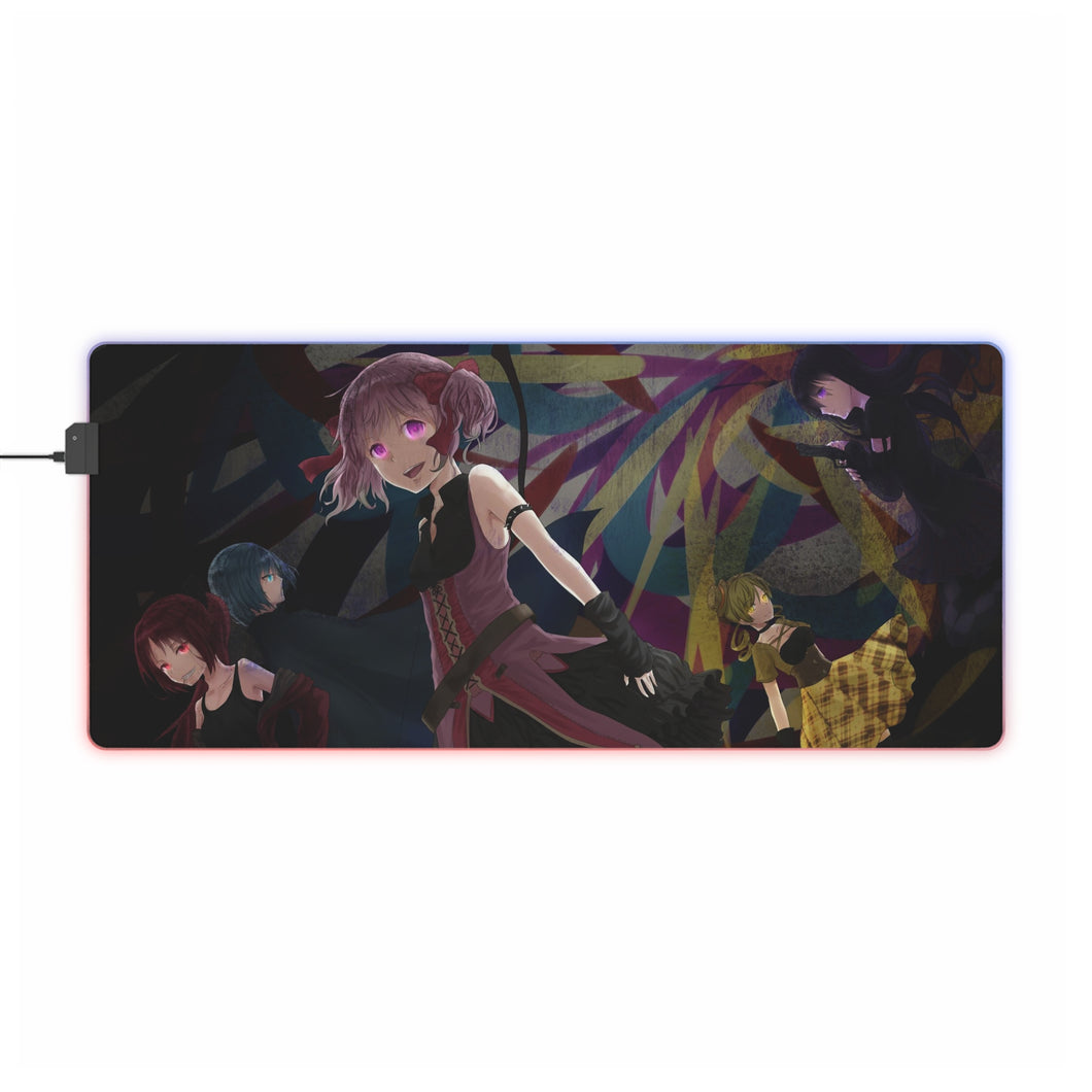 Puella Magi Madoka Magica RGB LED Mouse Pad (Desk Mat)