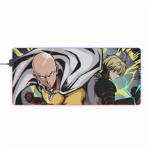 Load image into Gallery viewer, Anime One-Punch Man RGB LED Mouse Pad (Desk Mat)

